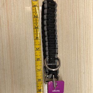 Worldpet Paracord Adjustable Dog Collar size Large